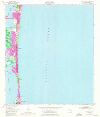 Cocoa Beach 1949 topographic map preview