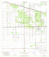 Cooper City 1963 topographic map preview