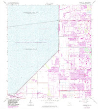 Cooper City NE 1963 topographic map thumbnail