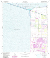 Coral Springs NE 1963 topographic map thumbnail