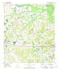 Cottondale East 1952 topographic map thumbnail