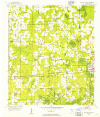 Cottondale West 1952 topographic map thumbnail