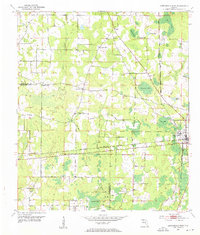Cottondale West 1952 topographic map thumbnail