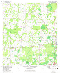 Cottondale West 1982 topographic map thumbnail