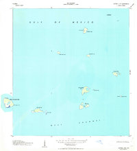 Cottrell Key 1963 topographic map preview