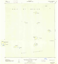 Cottrell Key 1943 topographic map thumbnail
