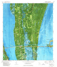 Courtenay 1976 topographic map thumbnail