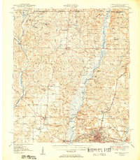 Crestview 1951 topographic map thumbnail