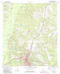Crestview North 1973 topographic map thumbnail