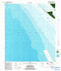 Crooked Island 1982 topographic map thumbnail