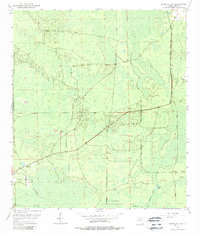 Cross City SW 1954 topographic map thumbnail