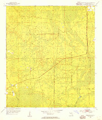 Cross City SW 1954 topographic map thumbnail