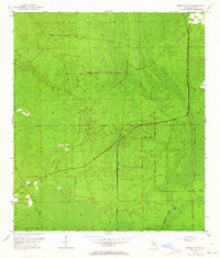 Cross City SW 1954 topographic map thumbnail
