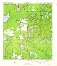 Crystal Lake 1944 topographic map thumbnail