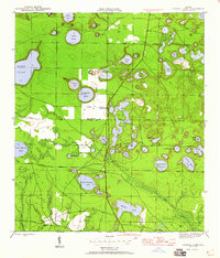 Crystal Lake 1945 topographic map thumbnail