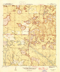 Crystal Lake 1945 topographic map thumbnail