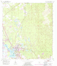 Crystal River 1954 topographic map thumbnail