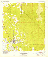 Crystal River 1954 topographic map thumbnail