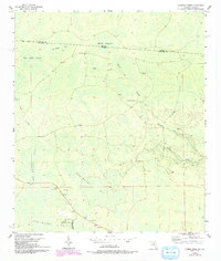 Cypress Creek 1955 topographic map thumbnail