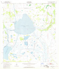 Cypress Lake 1953 topographic map thumbnail