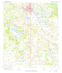 Dade City 1960 topographic map thumbnail