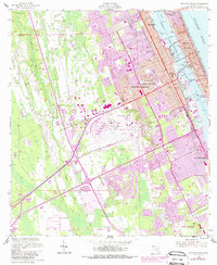 Daytona Beach 1952 topographic map thumbnail