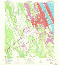 Daytona Beach 1952 topographic map thumbnail