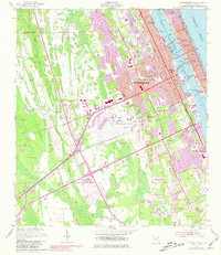 Daytona Beach 1952 topographic map thumbnail