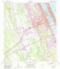 Daytona Beach 1952 topographic map thumbnail