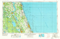 Daytona Beach 1954 topographic map thumbnail