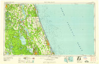Daytona Beach 1958 topographic map thumbnail
