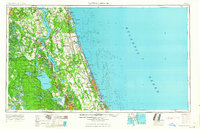 Daytona Beach 1964 topographic map thumbnail