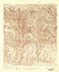 De Funiak Springs 1935 topographic map thumbnail