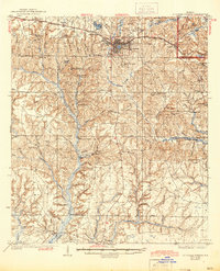 De Funiak Springs 1938 topographic map thumbnail