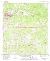 De Funiak Springs East 1973 topographic map thumbnail
