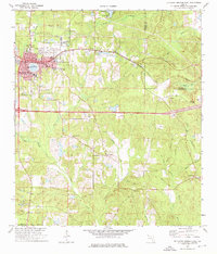 De Funiak Springs East 1973 topographic map thumbnail
