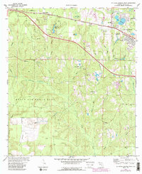 De Funiak Springs West 1973 topographic map thumbnail