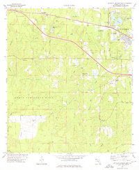 De Funiak Springs West 1973 topographic map thumbnail