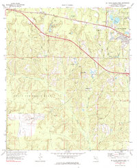 De Funiak Springs West 1973 topographic map thumbnail
