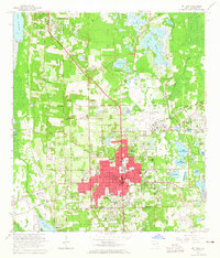De Land 1964 topographic map thumbnail