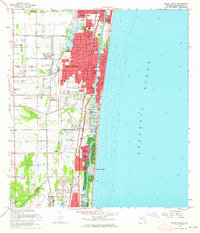 Delray Beach 1962 topographic map thumbnail