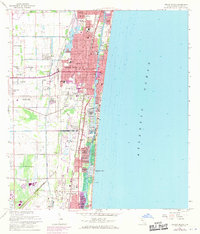 Delray Beach 1962 topographic map thumbnail