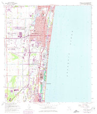 Delray Beach 1962 topographic map preview