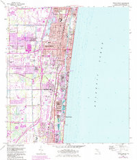 Delray Beach 1962 topographic map preview