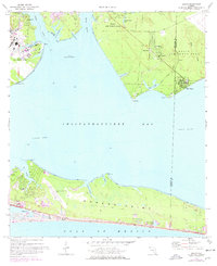 Destin 1970 topographic map thumbnail