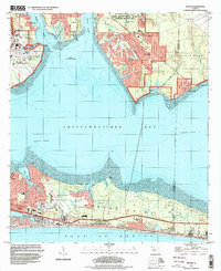 Destin 1994 topographic map thumbnail
