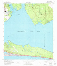 Destin 1970 topographic map thumbnail