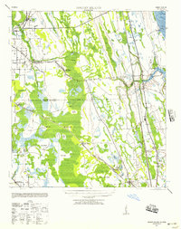 Dinner Island 1943 topographic map preview