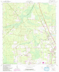 Dinsmore 1964 topographic map thumbnail