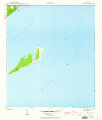 Dog Island 1943 topographic map thumbnail